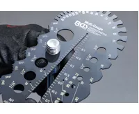 BGS Měrka šroubů a závitové měrky ,  palcové velikosti,  1/4" - 2" - BGS 74248 (1)