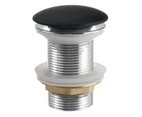 SAPHO BLOK umyvadlová výpust 5/4“, click-clack, zátka matný černý marquin (2)