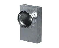 HS Flamingo Redukce hranatá 150x50 mm 90*, kanál - flex 100 mm