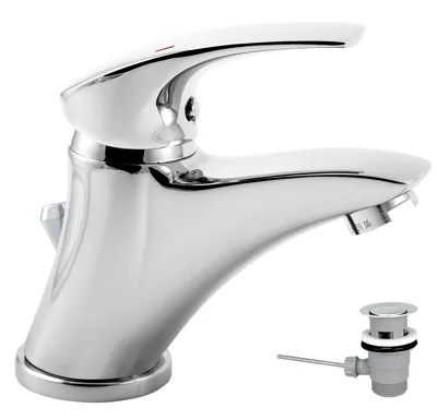 NOVASERVIS Umyvadlová baterie s výpustí Metalia 57 chrom - 57001,0