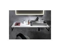 SAPHO PLATO deska Rockstone 900x24x500mm, bílá mat (1)