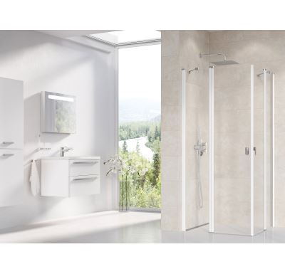 Ravak sprchové dveře CRV2-90 bílá+Transparent
