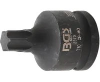 BGS Nástrčná hlavice silová, 20 mm (3/4"), T-profil (pro Torx) T70 BGS Nástrčná hlavice silová, 20 mm (3/4"), T-profil (pro Torx) T70