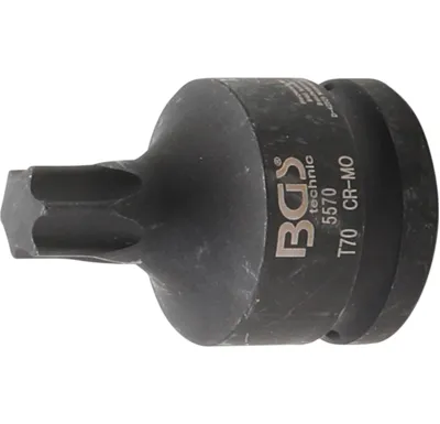 BGS Nástrčná hlavice silová, 20 mm (3/4"), T-profil (pro Torx) T70