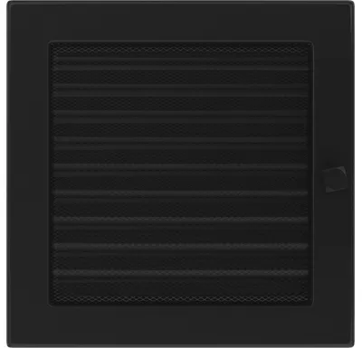 HS Flamingo Krbová mřížka 22x22 BASIC černá s žaluzií