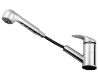 AQUALINE KASIOPEA stojánková dřezová baterie s výsuvnou sprškou, chrom (3)