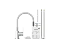 Eisl Flexo světle šedá / lesklý chrom (7)