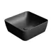 GSI SAND/NUBES keramické umyvadlo na desku 38x38cm, černá mat