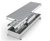 MINIB Podlahový elektrický konvektor COIL-TE 1500mm S ventilátorem, mřížka