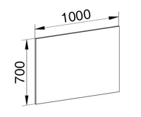 Zrcadlo 1000x700x20 mm (1)