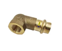 CU lisovací koleno přechodové 90° 8090 - 42 x 6/4" - pro topení i rozvod plynu F/F