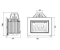 HS Flamingo Laudel DECOR  800 Onde Krbová vložka 6582-44 (2)