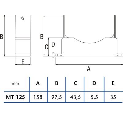 CATA Stojánek pro potrubní ventilátor MT-100