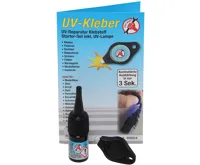 BGS Lepidlo UV  včetně UV lampy, lahvička 3 g