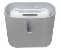 AQUALINE WC silikonová štětka závěsná/na postavení, bílá (3)