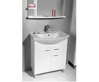 AQUALINE ZOJA umyvadlová skříňka 71,5x74x34cm, bílá (4)