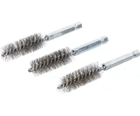 BGS Kartáč ocelový, 15 mm, 6.3 mm (1/4") Drive, 3 pcs.