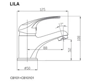 LILA baterie CBEE101 umyvadlová stojánková s výpustí (4)