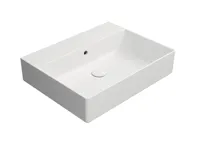 GSI KUBE X keramické umyvadlo 60x47cm, bez otvoru, bílá mat GSI KUBE X keramické umyvadlo 60x47cm, bez otvoru, bílá mat