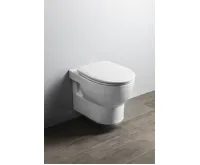 ABSOLUTE závěsné WC Rimless s podomítkovou nádržkou a tlačítkem Schwab, bílá (5)