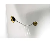 POLYSAN FOXTROT volně stojící vana 170x75x64cm, nohy bílé, černá/bílá (6)