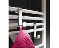 GEDY Háček na otopná tělesa, termoplast, chrom (4)