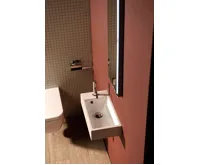 SAPHO ARIANA umývátko, litý mramor, 50x25cm, baterie vlevo, bílá (5)