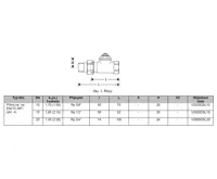 Honeywell SL termostatický ventil přímý DN 10 - 3/8" (1)