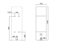 SAPHO TABELLA otopné těleso 370x1190 mm, bílá mat (6)