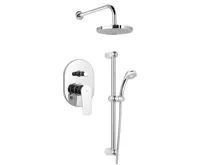 AQUALINE LOTTA podomítkový sprchový set s pákovou baterií, 2 výstupy, chrom AQUALINE LOTTA podomítkový sprchový set s pákovou baterií, 2 výstupy, chrom