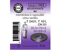 Hartman Sada č. 143: sada mem.vyp.vent. T 2431,T 101,CH 01.. .WC Hartman Sada č. 143: sada mem.vyp.vent. T 2431,T 101,CH 01.. .WC