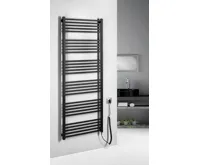 SAPHO METRO-E elektrické otopné těleso rovné 600x1620mm, 800 W, černá mat (2)