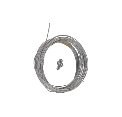 GRUNDFOS lanko z nerez. oceli 30m (pr. 2mm) + 4x úchytka