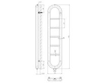 SAPHO HORIZON otopné těleso 330x1500 mm, černá mat (8)