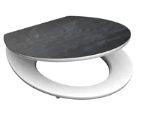 Schütte WC sedátko BLACK STONE | MDF HG, Soft Close (3)