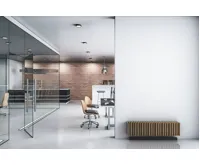 Elsymco NOEMI nástěnné otopné těleso 130 cm, dřevo s dubovými lamelami (4)