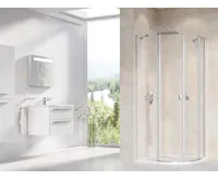 Ravak sprchový kout čtvrtkruh CSKK4-90 satin+Transparent Ravak sprchový kout čtvrtkruh CSKK4-90 satin+Transparent
