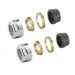 AQUALINE ECO svěrné šroubení pro Měď, 15mm, nikl AQUALINE ECO svěrné šroubení pro Měď, 15mm, nikl