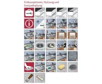 Nerezový dřez REGINOX SET MIAMI 500 COOPER + Baterie CRYSTAL + příslušenství, měď (25)