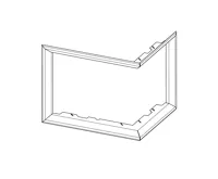 ROMOTOP Rámek DR3SG RAM04 krycí polohluboký univerzální