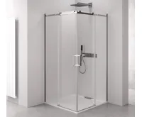 POLYSAN THRON SQUARE obdélníkový sprchový kout 1000x900mm, hranaté pojezdy, rohový vstup