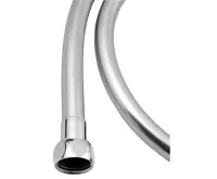 SAPHO SOFTFLEX plastová sprchová hadice, 120cm, metalická stříbrná/chrom (3)