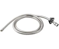 SAPHO Sprchová průchodka na okraj vany včetně hadice  F1/2"-M3/8", kulatá, chrom SAPHO Sprchová průchodka na okraj vany včetně hadice  F1/2"-M3/8", kulatá, chrom