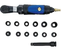 BGS Sada pneumatického ráčnového šroubováku, 12,5 mm (1/2"), 102 Nm, 14dílná (6)