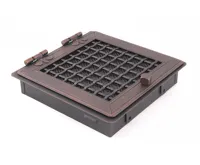 HS Flamingo Krbová mřížka STYLOVÁ 21x21 cm, měděná patina s žaluzií