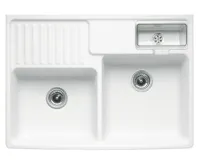 Keramický dřez Villeroy & Boch Double 895.2 Bílá keramika (2)