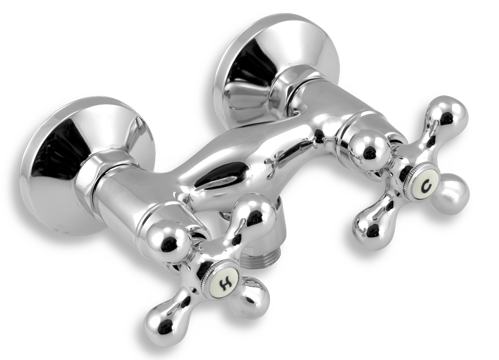 Novaservis sprchová baterie bez příslušenství 100 mm retro ii chrom - 99164/1,0