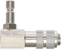 BGS Bajonetový adaptér pro chladicí systém, zahnutý 90°, pro 8027, 8098 (2)