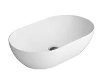 GSI PURA keramické umyvadlo na desku 60x37cm, bílá ExtraGlaze GSI PURA keramické umyvadlo na desku 60x37cm, bílá ExtraGlaze