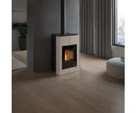 HS Flamingo Krbová kamna AQUAFLAM VARIO ® SAPORO 11/5kW krémová, elektronická regulace (25)